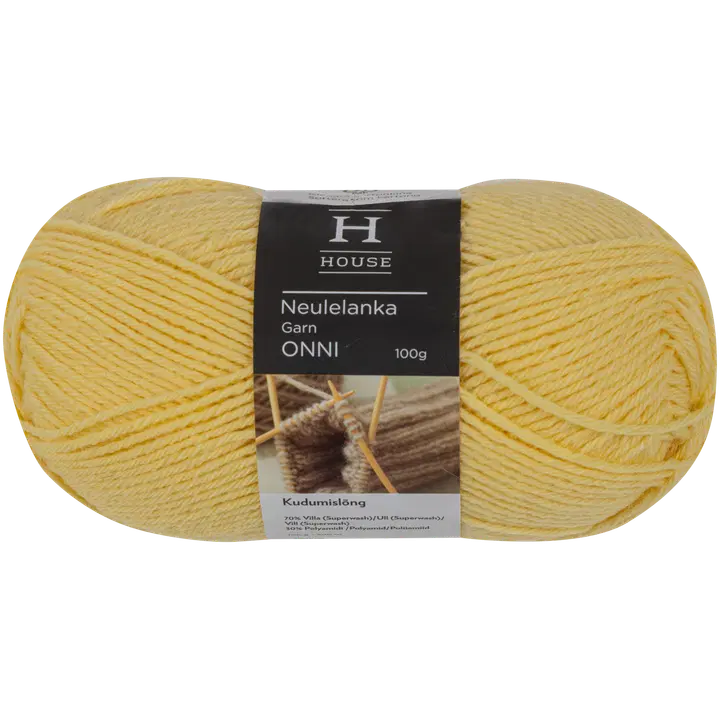 Lõng Onni 100g kollane