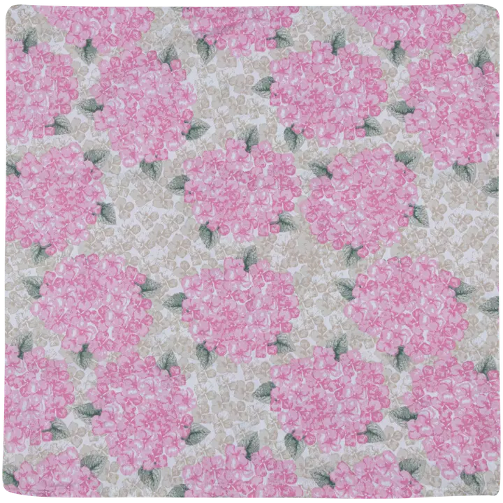 Dekoratiivpadjakate hortensia 50x50 roosa