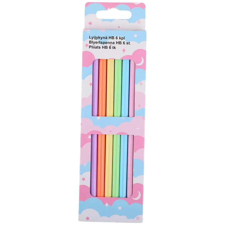 Pliiatsid pastell 6 tk