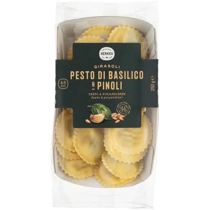 Herkku Girasoli pestolla ja pinjansiemenillä 250g
