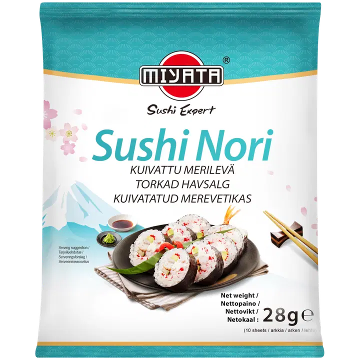 Miyata nori lehed 28 g