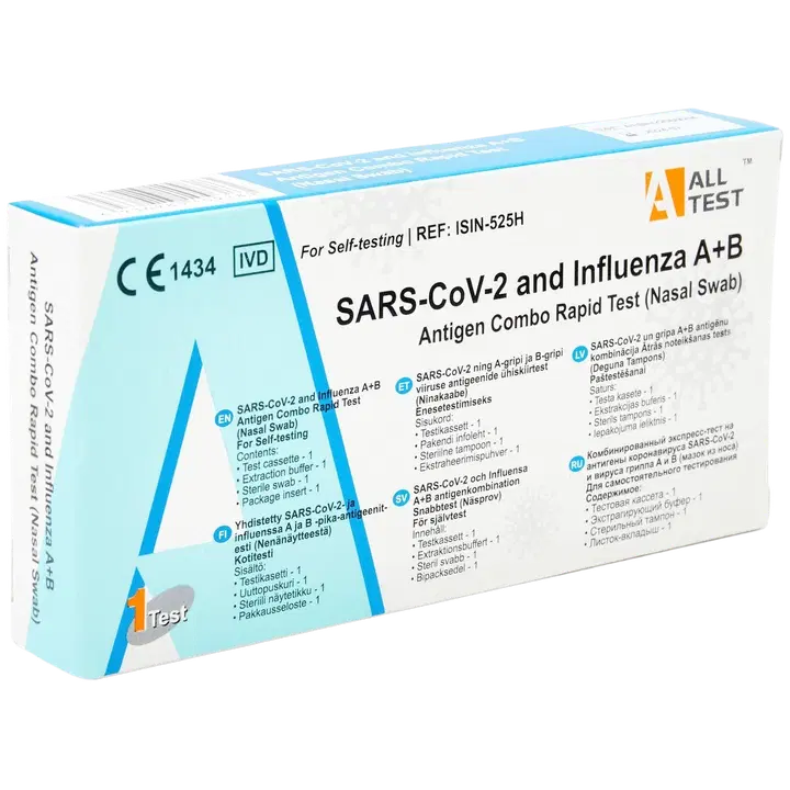 Sars-Cov-2 ning A/B gripi ühiskiirtest Alltest