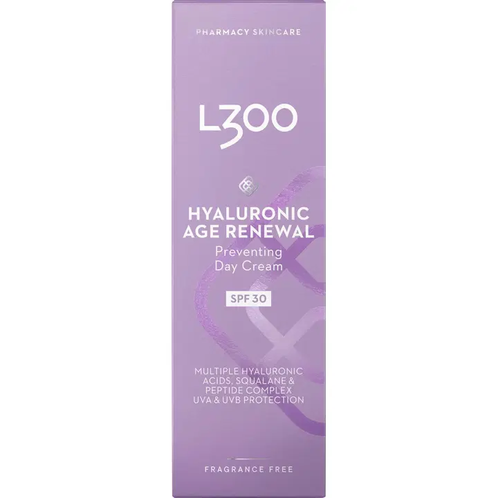 Päevakreem L300 Hyaluronic Age Renewal spf30 50ml