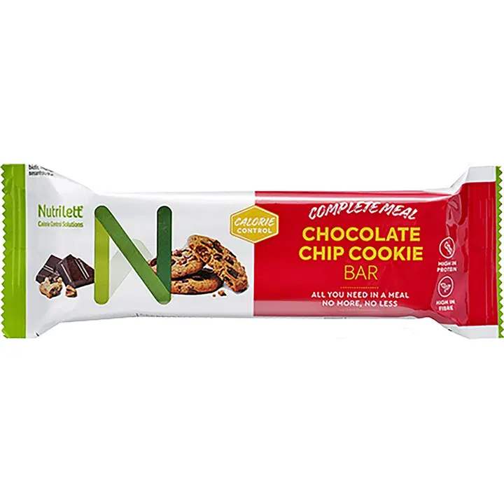 Nutrilett Chocolate Chip Cookie Bar 60g