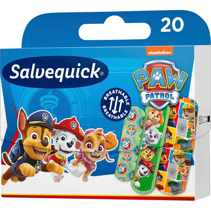 Salvequick laste plaastrid paw patrol 20kpl
