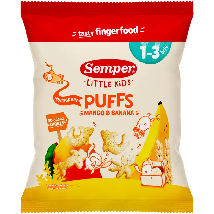 Semper mitmevilja mangosnäkid, 1-3 a, ökoloogiline, 18g