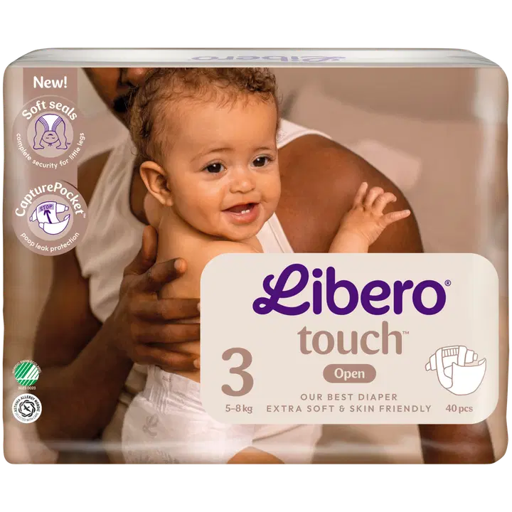 Libero Touch teipmähkmed S3 40tk 5-8 kg