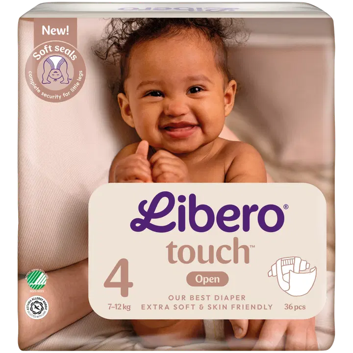 Libero Touch teipmähkmed S4 36tk 7-12 kg
