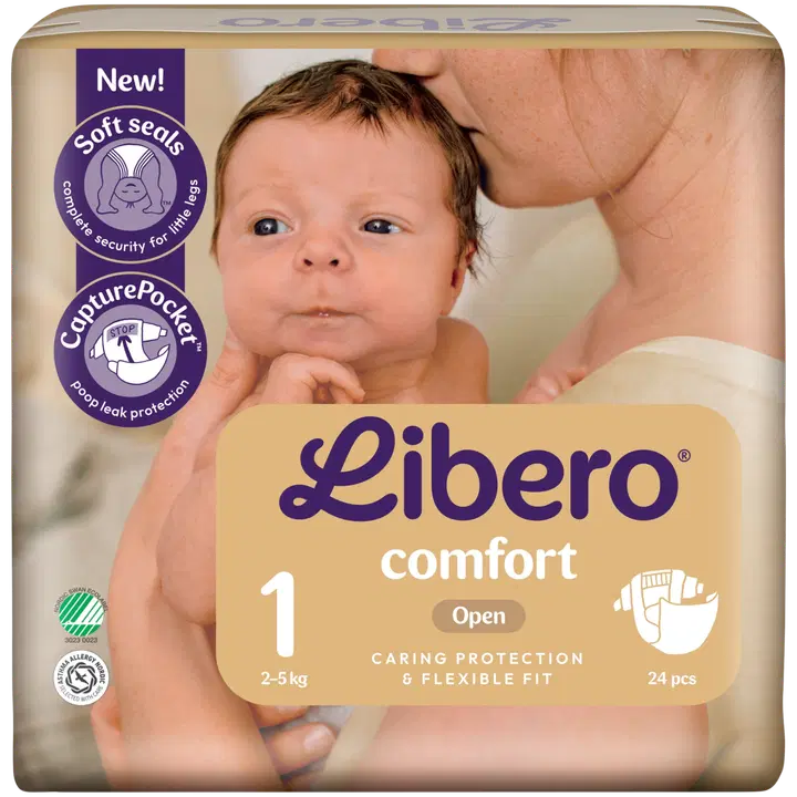 Libero Comfort S1 teipmähkmed 24tk, 2-5kg