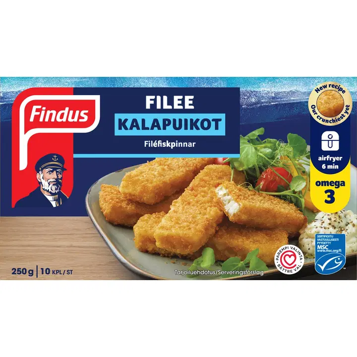 Findus Kalafileepulgad, 250 g