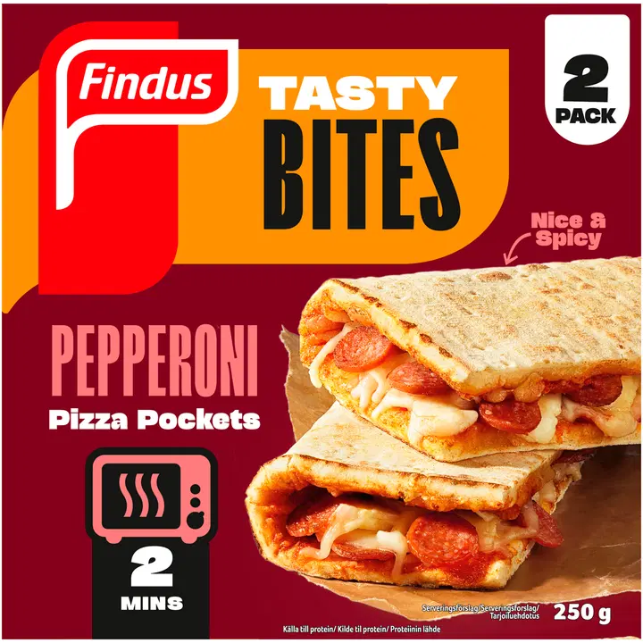 Findus Pitsataskud pepperoni 250 g