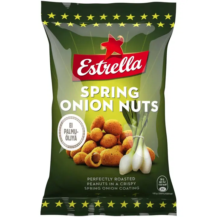 ESTRELLA Sibulamaits. maapähklid, 140 g