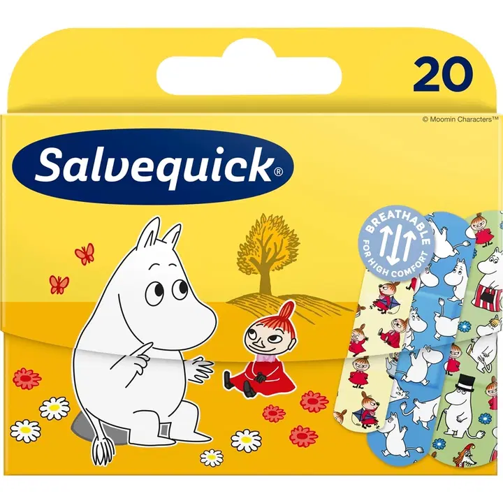 Plaaster Salvequick Muumi 20 tk lastele