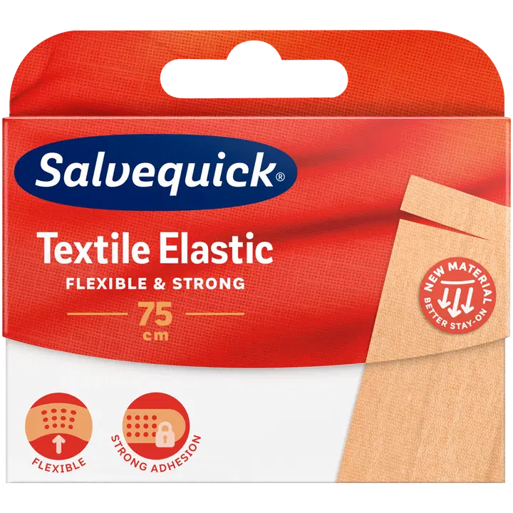Plaaster Salvequick Textil Elastc 75cm lõigatav