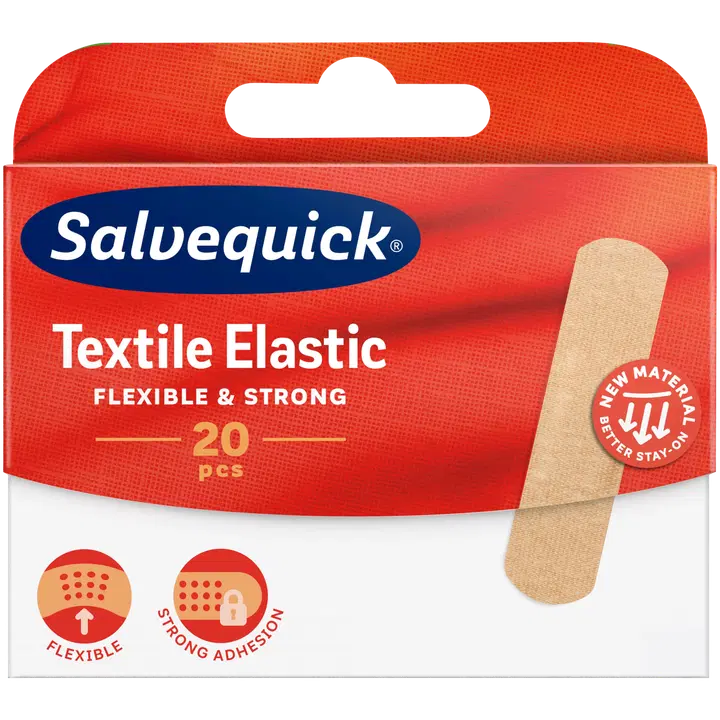 Plaaster Salvequick Textile Elastic 20tk