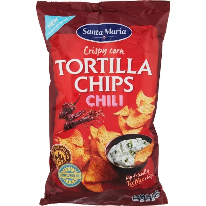 Santa Maria tortillakrõpsud tšilli 185g
