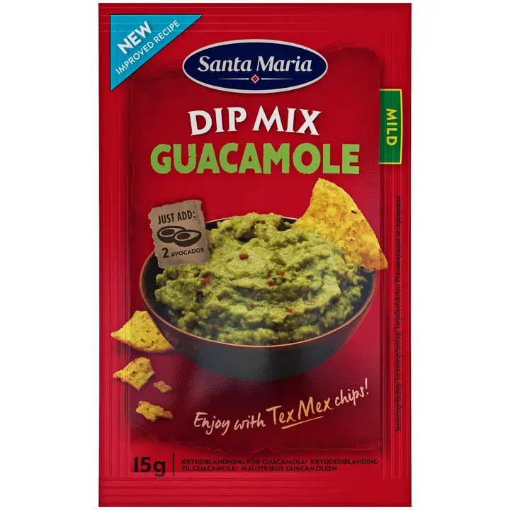 Santa Maria guacamole-kastme maitseainesegu 15 g
