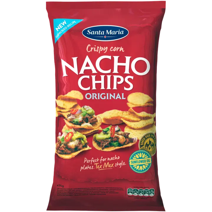 Santa Maria Nacho maisitortiljakrõpsud 475 g