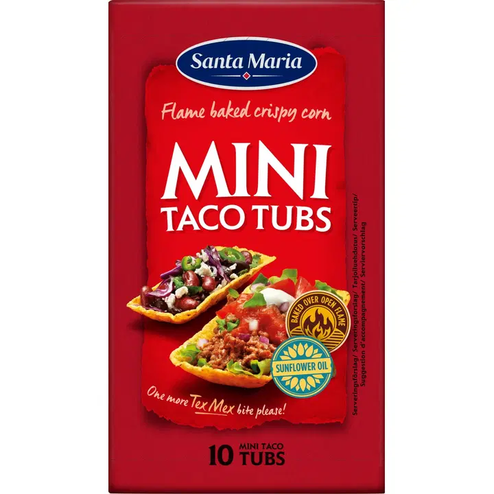 Santa Maria  mini tubs takokorvikesed 86 g, 10 tk