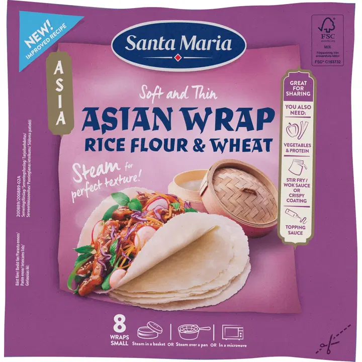 Santa Maria väiksed aasiapärased vrapid riisijahust 230g