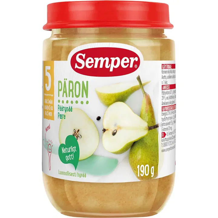 Semper pirnipüree 190 g, alates 5-elukuust