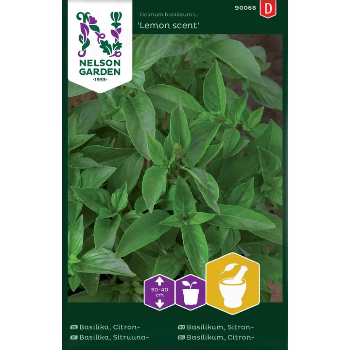 90068 basiilik, sitruuna-, lemon scent