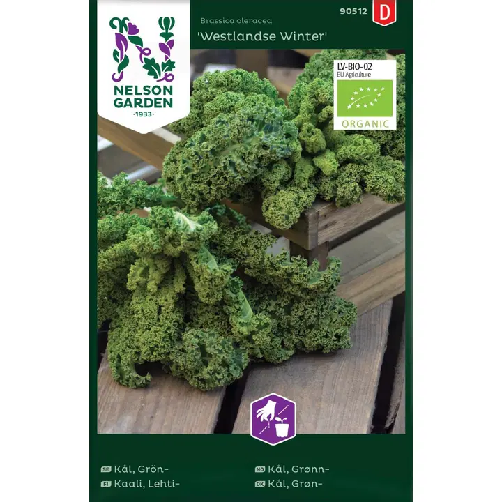 90512 kale westlandse winter,organic
