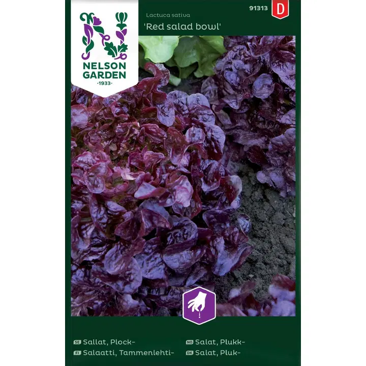 91313 salat red salad bowl