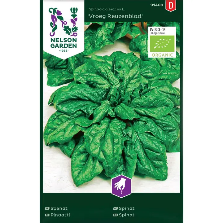 91409 spinat monnopa, organic
