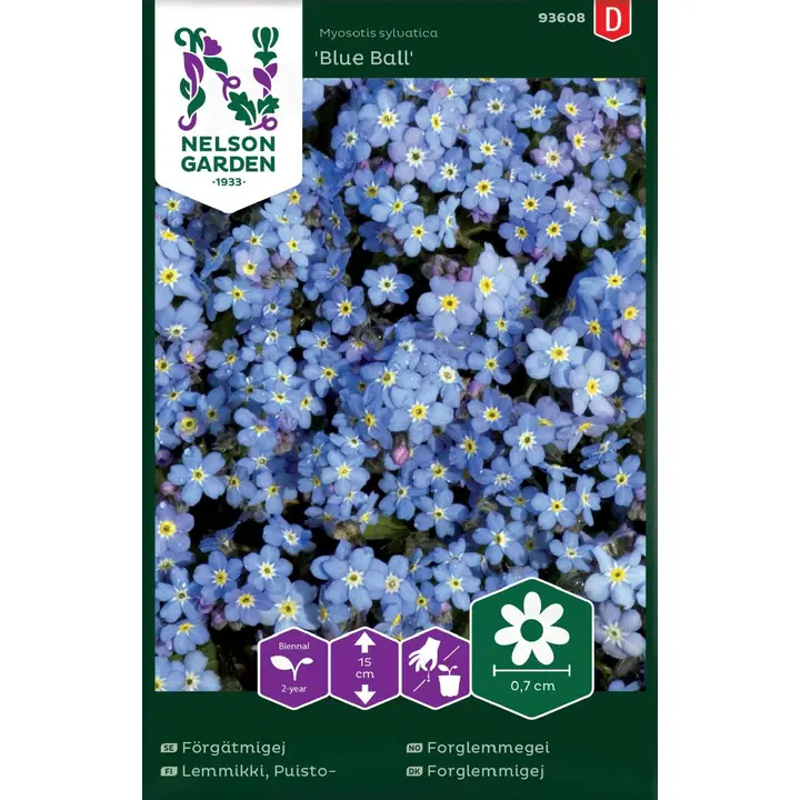 93608 myosotis blue ball