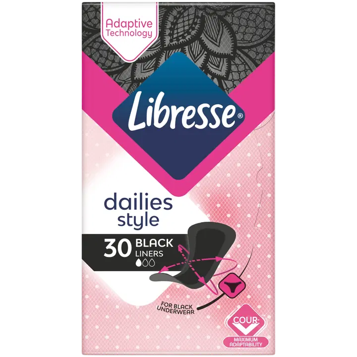 Libresse Normal Black pesukaitse 30tk