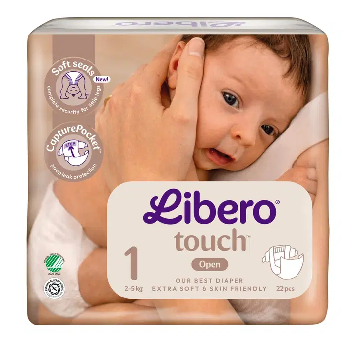 Libero Touch 1 Teipmähe 2-5kg 22 tk.
