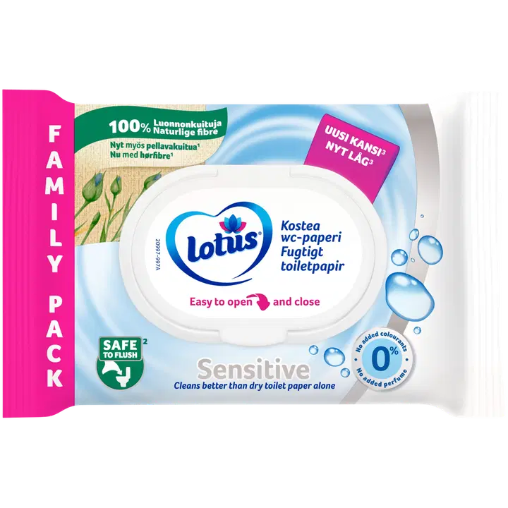 Lotus Sensitive niiske tualettpaber 80tk