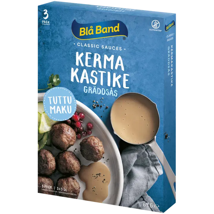 Blå Band, gluteenivaba ja väikese laktoosisisaldusega koorekastme koostisained, 3 × 23 g