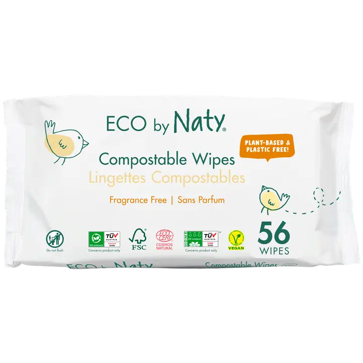 Naty Eco Sensitive niisked salvrätikud 56 tk