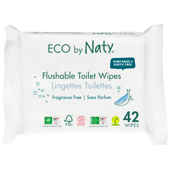 Naty Eco niisked salvrätikud, 42 tk