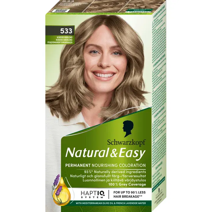 Juuksevärv Natural&Easy 533 põhjamaine tuhkblond
