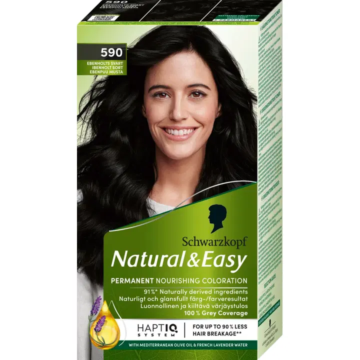 Juuksevärv Schwarzkopf Natural&Easy 590 eebenipuu must
