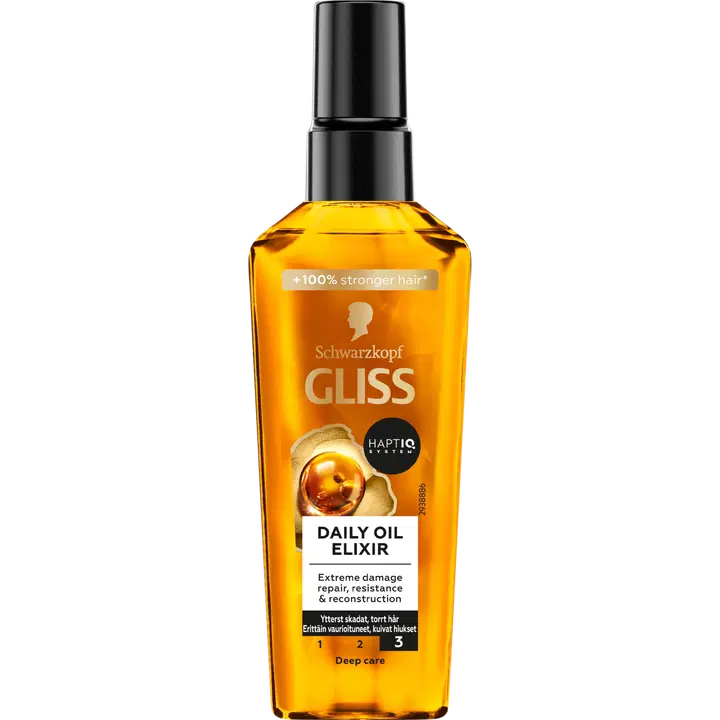 Schwarzkopf gliss daily elixir juukseõli 75ml
