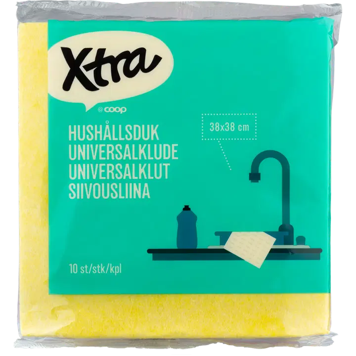 Xtra puhastuslapp 38x38cm 10tk
