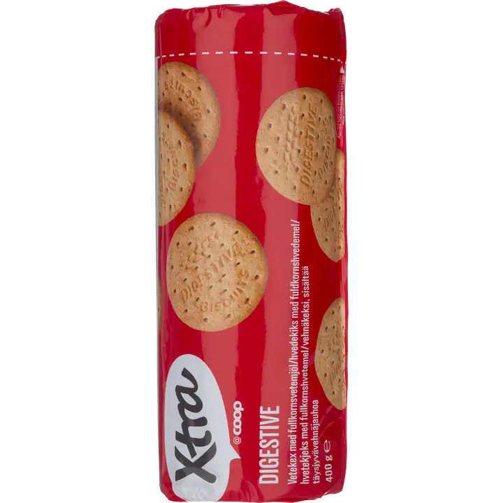 X-tra täistera Digestive küpsised 400 g