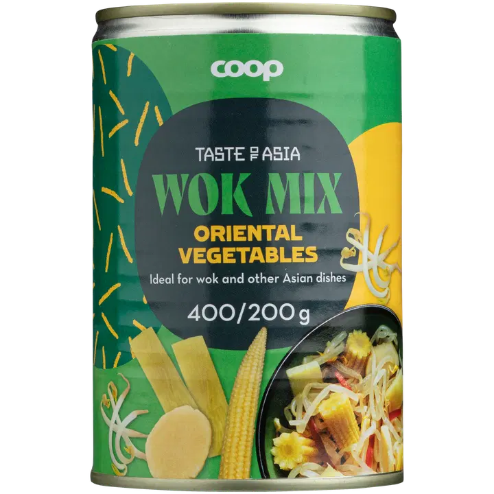 Coop aasiapärased köögiviljad 400/200 g