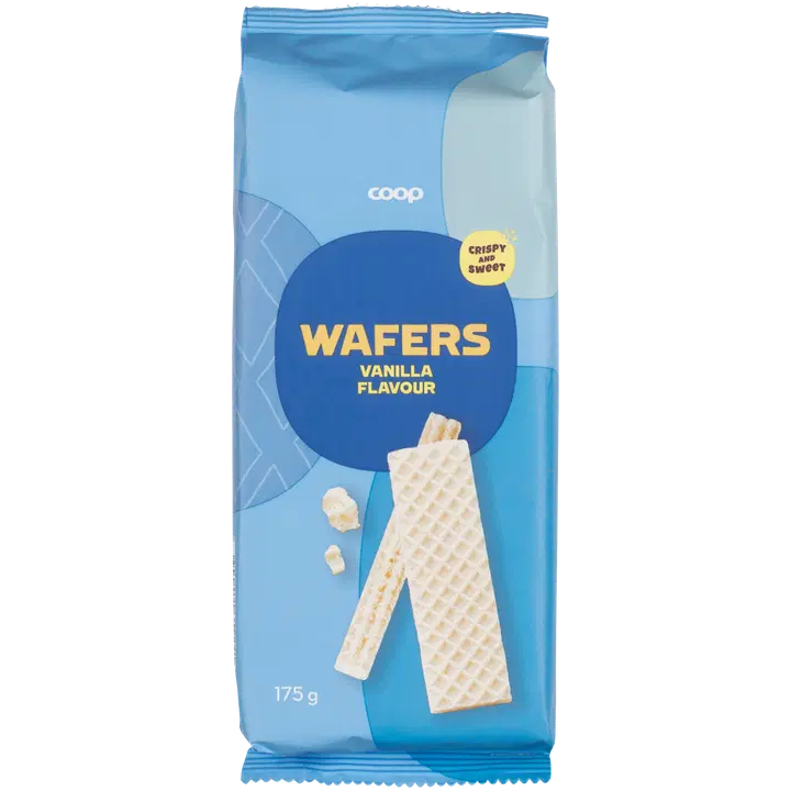 Coop vaniljemaitselised vahvlid 175g
