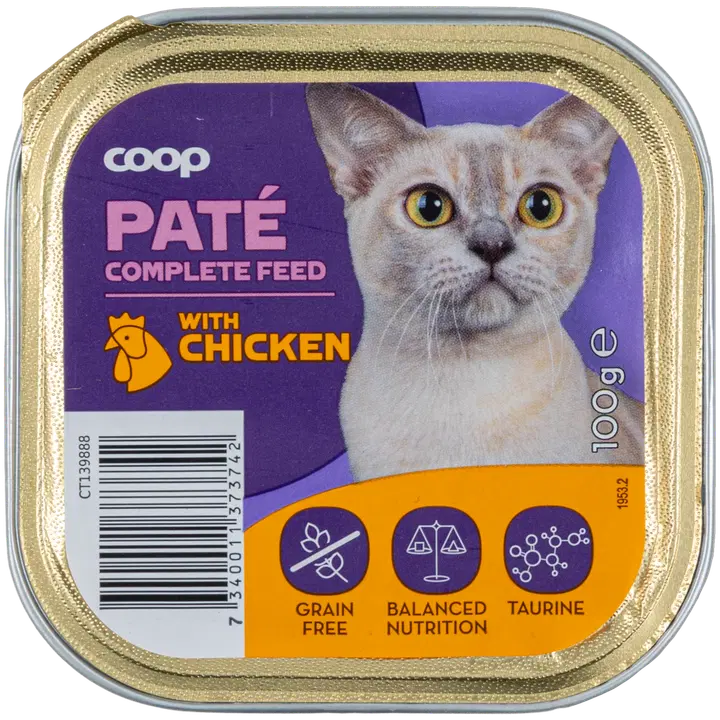 COOP pate kassidele kanaga 100g