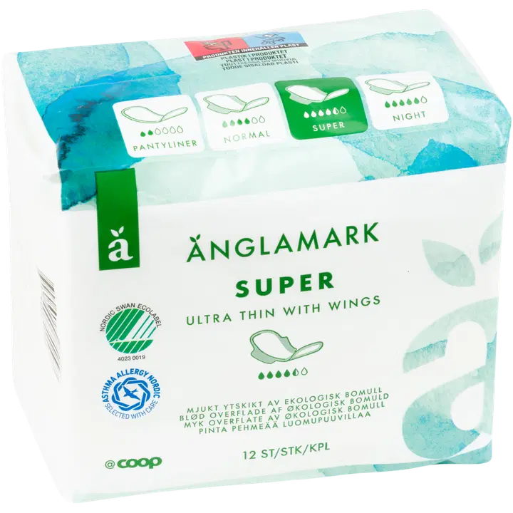 Änglamark hügieeniside super ultra thin 12tk