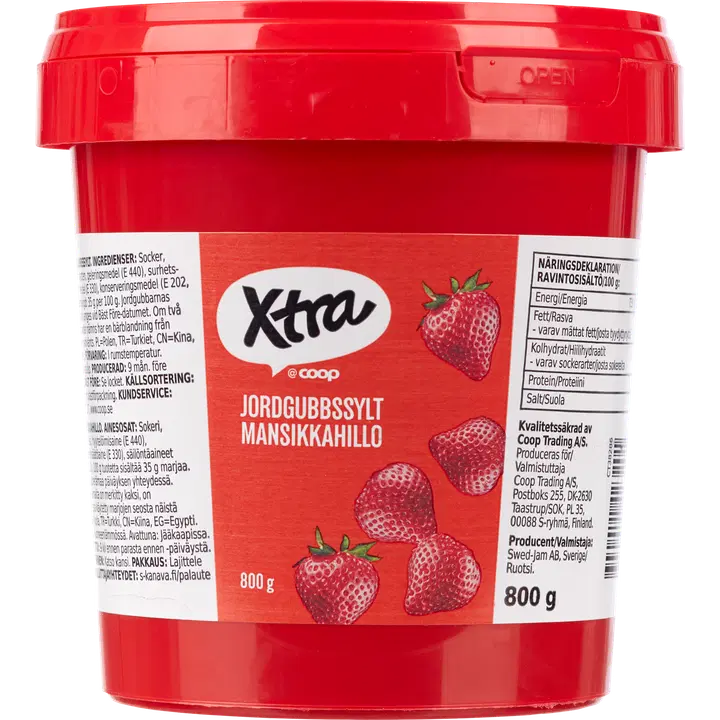 Xtra maasikamoos 800 g