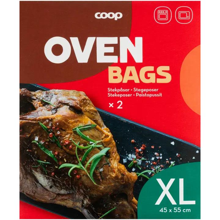 Coop küpsetuskott xl 45x55cm 2tk