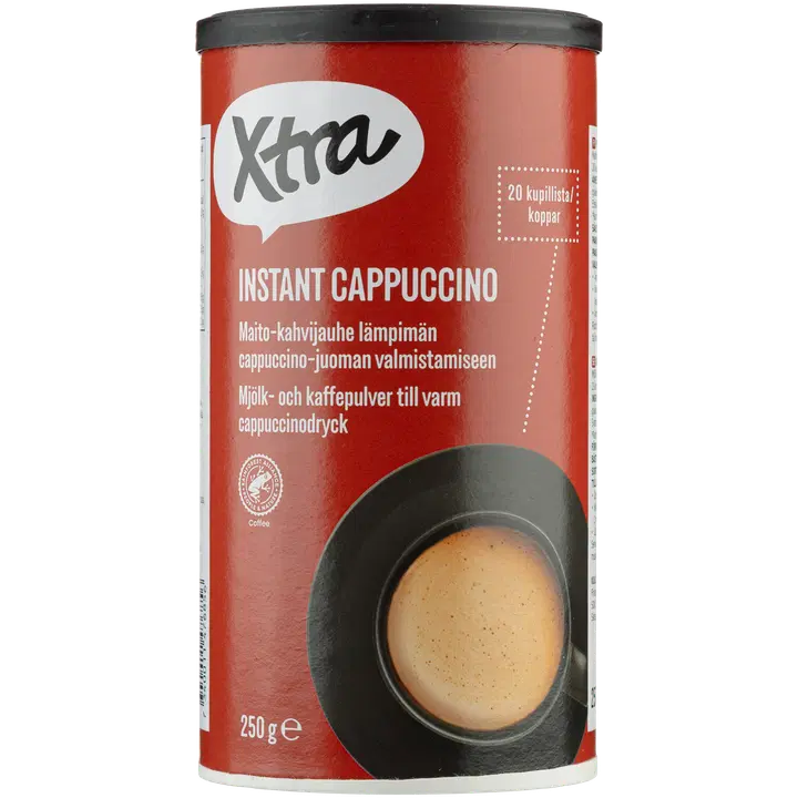 X-tra lahustuv kohv Cappuccino 250 g