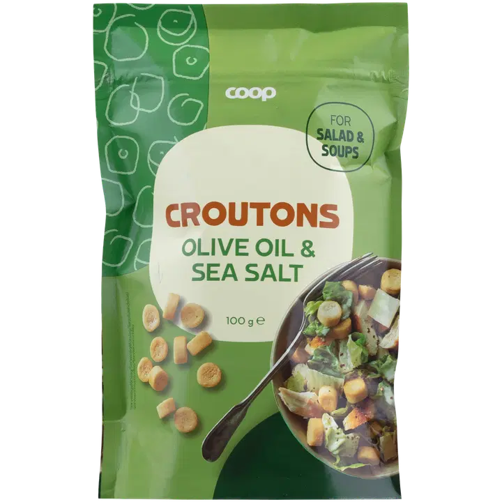 Coop krutoonid oliiviõli ja meresoolaga 100g