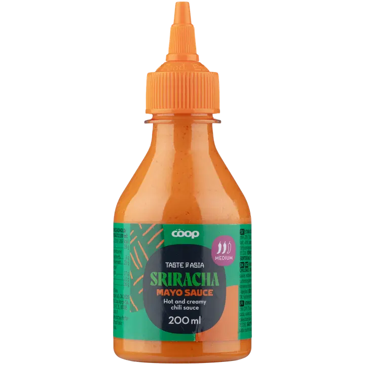 Coop sriracha mayo kaste 200 ml